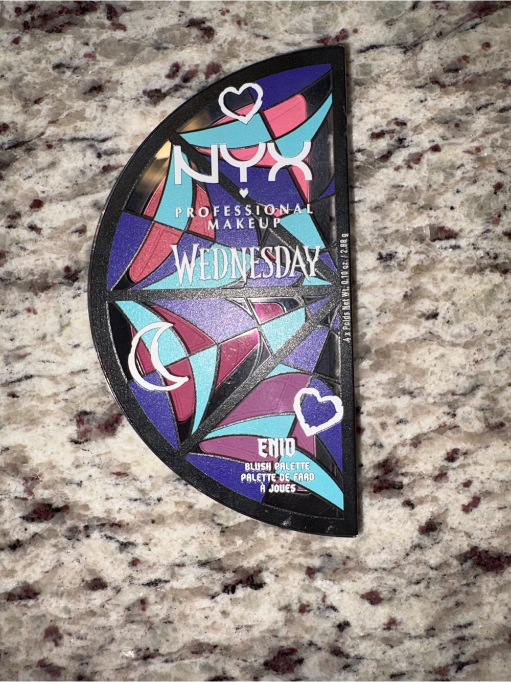 NYX Enid Blush Palette - Purple & Teal & Pink